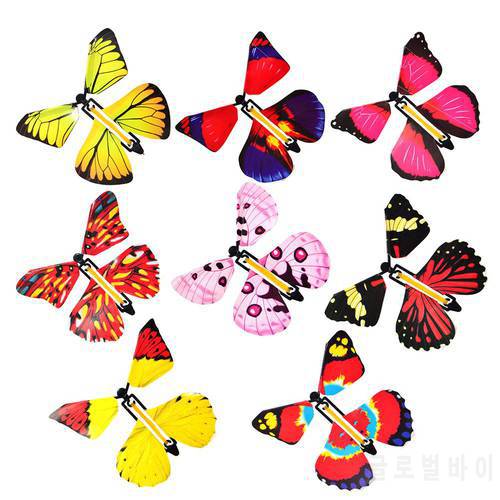 15pcs Magic Butterfly flying Card Toy with Empty Hands Butterfly Wedding Magic Props Magic Tricks