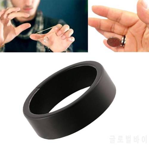 Magnets Coin Finger Magic Toys Magnetic Ring Optical Illusion Ring Tricks Fantasy Props 18mm/19mm/20mm/21mm Decoration
