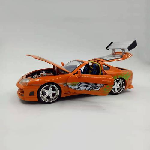 1/24 Fast F8 Diecast Metal Alloy Car Brian&39s SUPRA Alloy Auto Street Race Model Car toy F Children Collection Gifts show