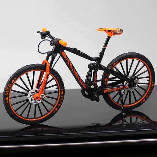1:10 Scale Diecast Metal Bicycle Model Toys Racing Cycle Cross Road Bike Miniature Replica Collection for Family display Gift