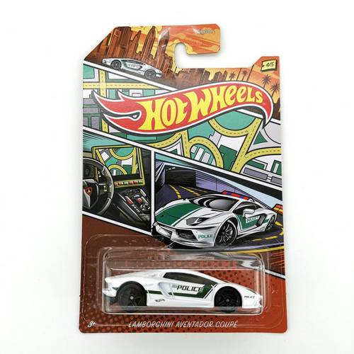 Hot Wheels Car 1:64 LAMBORGHINI AVENTADOR C Collector Edition Metal Diecast Cars Collection Kids Toys Vehicle For Christmas Gift