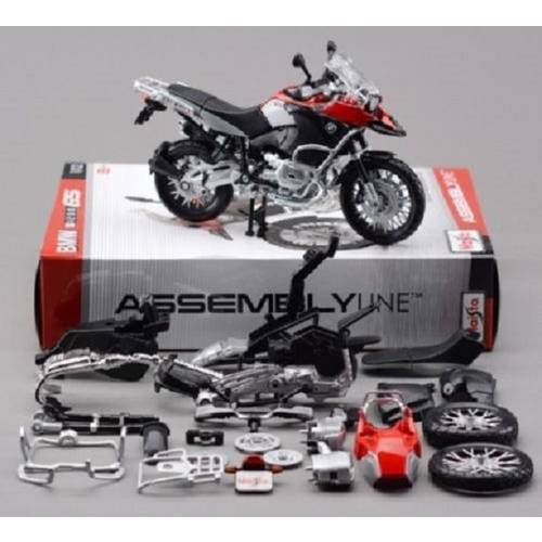 Maisto 1:12 BMW R1200GS Assemble DIY Motorcycle Bike Model Toy New In Box