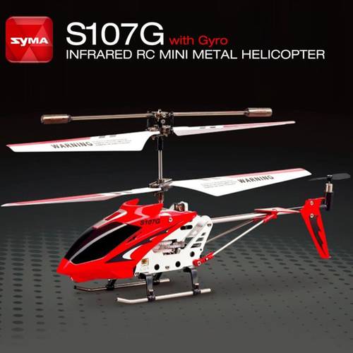 Original SYMA S107 S107G Mini Micro 3.5CH Infrared Remote Control Electric RC Helicopter Alloy Fuselage With Gyro Best Gift Toys