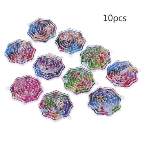 10Pcs Magic Octagon Puzzle Speed Labyrinth Track Maze Toy For Children Kids Toys Gift Montessori Toys
