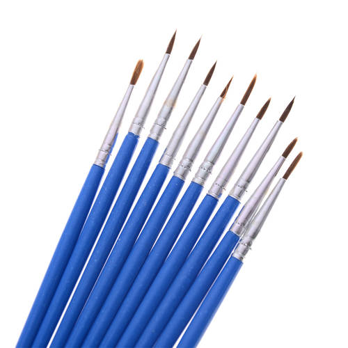 MYPANDA 10pcs Hot New Model Special Point Brush Models Hobby Painting Tools Accessory Hook Line Pen