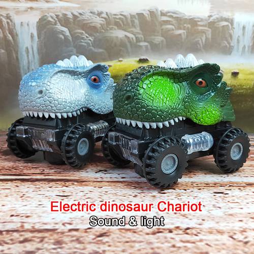 New Animal Children Gift Toy Electric Dinosaur Model Toys & Dinosaurs For Games with Big Tire Wheel Of The Car Gift For Kids