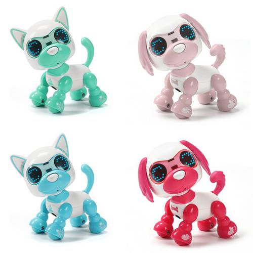 Robot Dog Robotic Puppy Interactive Toy Birthday Gifts Christmas Present Toy for Children H3CD