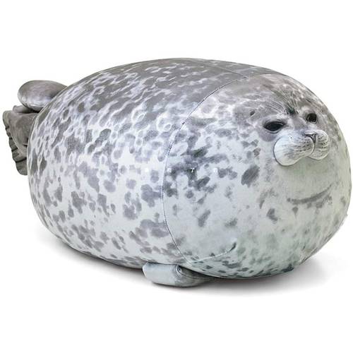 Cute Sea Seal Pillow Toy Animal Chubby Blob Seal Pillow Stuffed Toy Comfortable Cushion Soft Seal Hugging Pillow Back Cushion