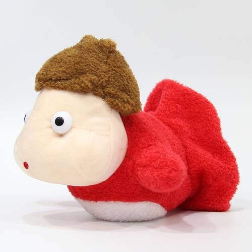 Japan Cartoon Miyazaki Hayao Ghibli Ponyo On the Cliff Fish Girl Cute Soft Stuffed Plush Toy Doll Birthday Gift