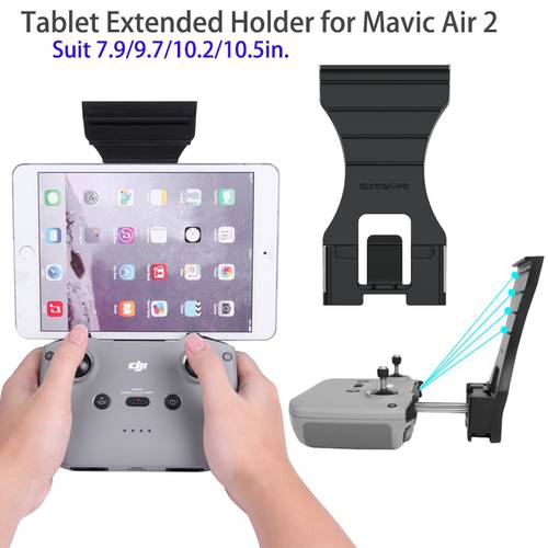Remote Controller Tablet Holder Tablet Extended Bracket Clip Holder For DJI Mavic Air 2 mini 2 air 2s Drone Accessories