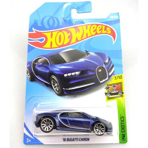 2019 Hot Wheels 1:64 Car 16 BUGATTI CHIRON Collector Edition Metal Diecast Model Cars Kids Toys Gift