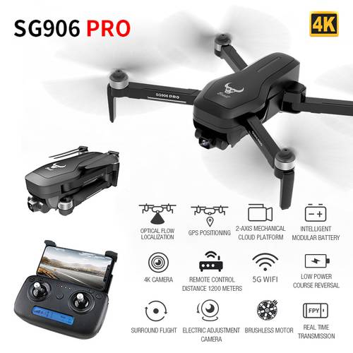 SG906 MAX2 Beast 3E RC Drone With 3-Axis Gimbal Professional 4K HD EIS Camera GPS 5G Repeater 4KM FPV Distance 5000mAh Battery