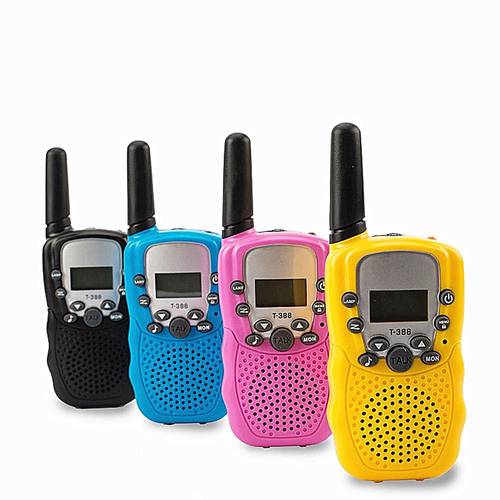 2 Pcs/Set Children Toys 22 Channel Walkie Talkies Toy Two Way Radio UHF Long Range Handheld Transceiver Kids Gift