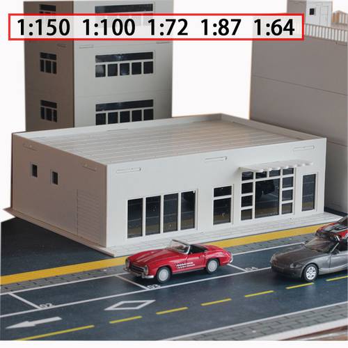 Miniature model Simulation building Store convenience store model Street view scene 1:150 / 100 / 72 / 87 / 64