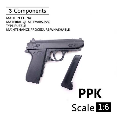 1:6 PPK 007 Gun Model For 12