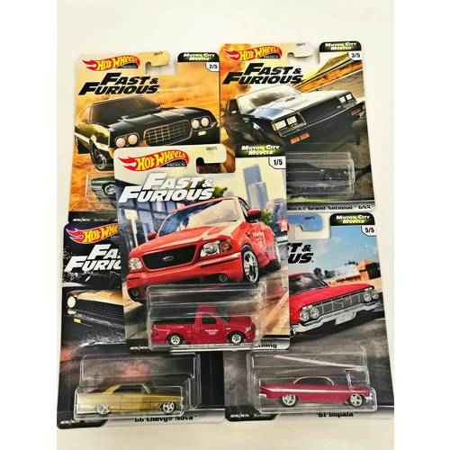 2020 Hot wheels Fast & Furious 7 Muscle City Kit iron rubber tire Collection Metal Die-cast Simulation Model Cars Toys
