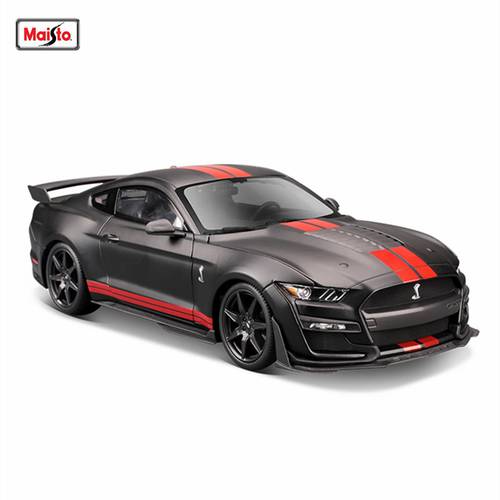 Maisto 1:18 Super new product Black 2020 Mustang Ford Shelby GT500 sports car simulation alloy car model Collection gifts toy