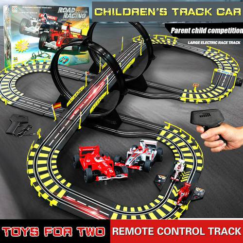 1:43 Scale Railway Toy Electric Track Racing Autorama Circuit Voiture Profissional Slot Car Track Double Sports Toy Kids Gift