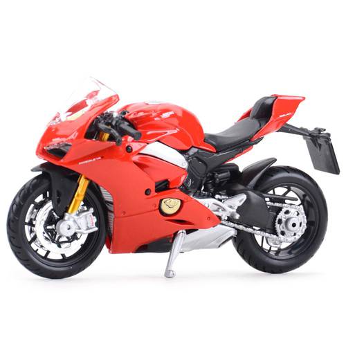 Bburago 1:18 Ducati-Panigale V4 Static Die Cast Vehicles Collectible Motorcycle Model Toys