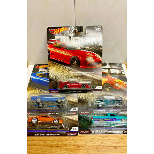 Hot Wheels car culture boulevard Toyota speedbar nissan pickup mustang Metal Diecast Model Cars Kids Toys Gift