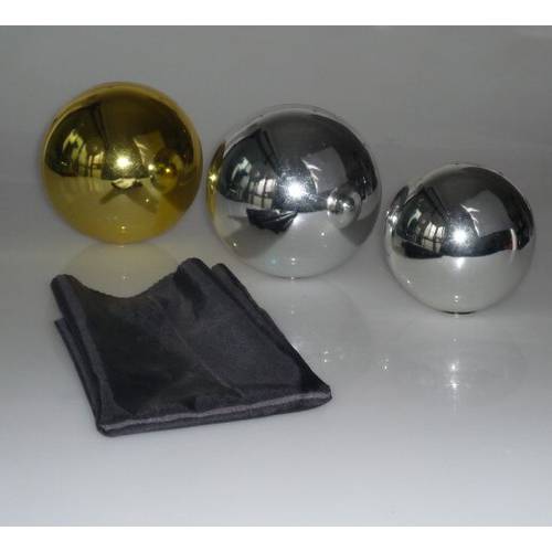 6 Inch Zombie Ball With Foulard,Large Size (Gold or Silver Color) Floating Magic Tricks Gimmick Stage Illusion Mentalism Toys