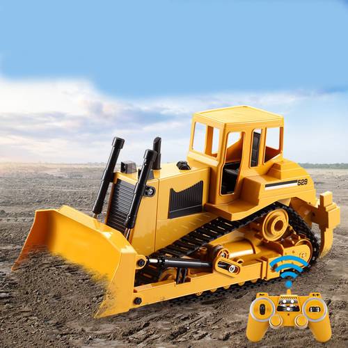 1:20 Rc Car Toys Truck Crawler Bulldozer 2.4G Caterpillar Tractor Excavator Electric Engineering With Light & Sound Toys For Boy