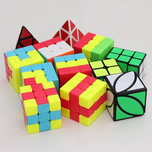 Qiyi Teaching Puzzles series 3x3 cubo Magico Unicorn Pudding IVY Lvy Bumpy Little Red Hat Magic Cube set Speed 3x3x3 Toys