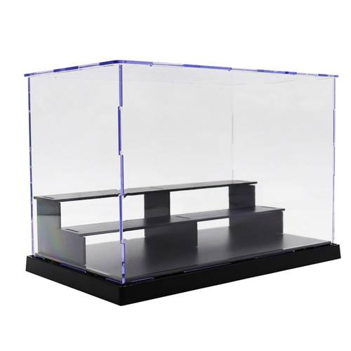 3-Tier Dustproof Clear Acrylic Action Figure Model Toy DIY Display Case Car Ship Collectibles Storage Box Gift for Kids Children