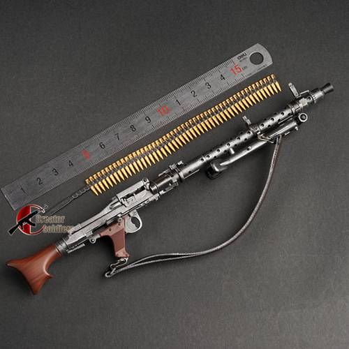 1/6 Scale MG34 MG42 MP44 98k Automatic Rifle Assembling Gun Model Assembly Plastic WWII Weapon for 1/6 Soldier Military Toys