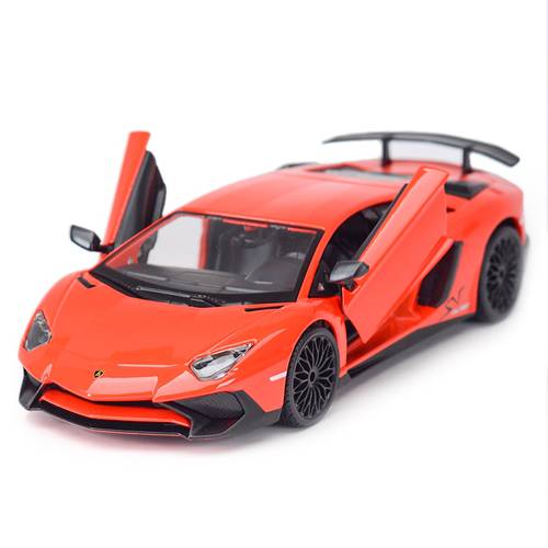 Bburago 1:24 Lamborghini-Aventador SV Coupe Sports Car Static Die Cast Vehicles Collectible Model Car Toys