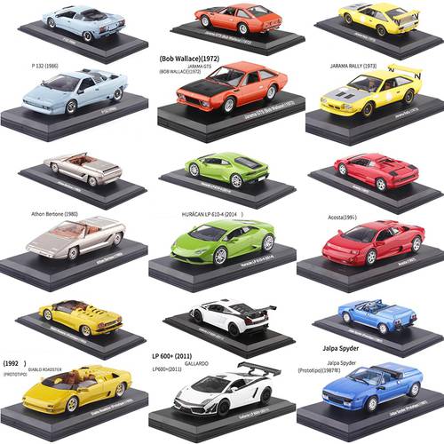 1:43 Scale Metal Alloy Classic Racing Rally Car Model Diecast Vehicles With stand Toys Kids Collection decoration Display Model