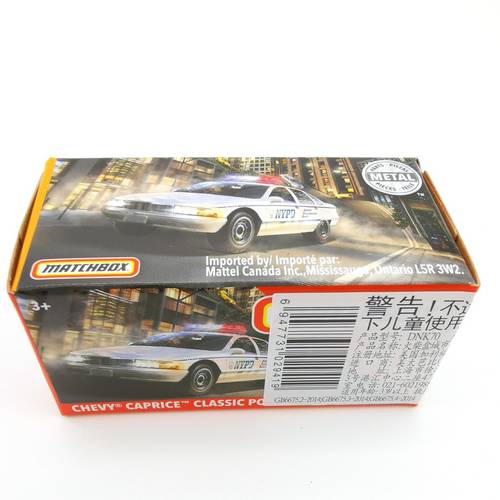 2020 Matchbox Cars 1:64 Car CHEVY CAPRICE CLASSIC POLICE Metal Diecast Alloy Model Car Toy Vehicles