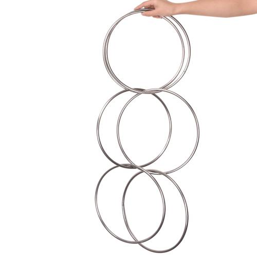 Chinese Linking Rings 6 Set (Magnetic Lock,Diamter 30cm) Magic Tricks Stage Magia Illusion Gimmick Props Accessary Ring Magica
