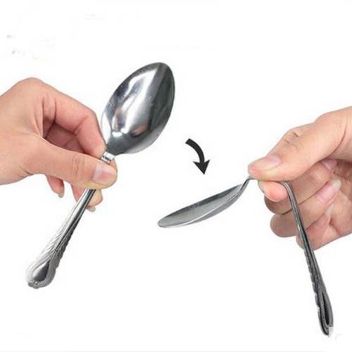 Bend Spoon Bending Magic Tricks Magician Magia Stage Close Up Illusions Mentalism Gimmick Prop Family Kids Adult Magica Joke Toy