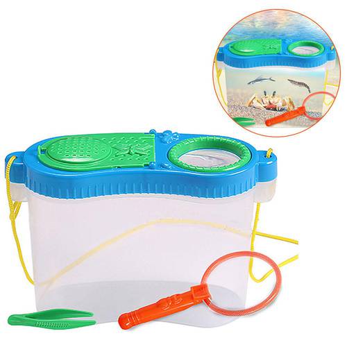Early Childhood Education Experimental Research Plastic Tool Box Insect Feeding Observation Box Net Breeding Box Puzzle Toy