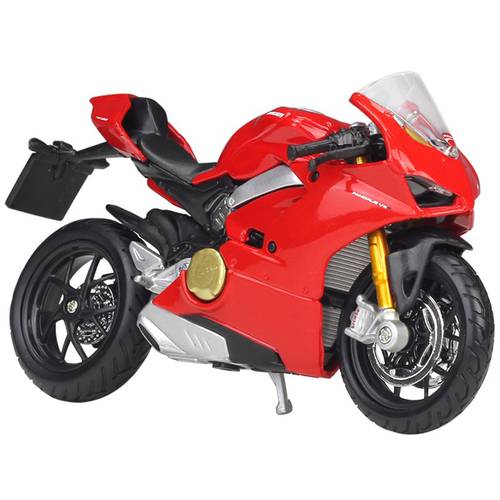 Bburago 1:18 Ducati Panigale V4 Red Diecast Model Motorcycle Toy Bike