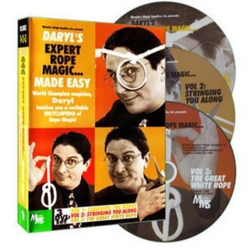 Expert Rope Magic Made Easy by Daryl vol.1-3 ， magic tricks