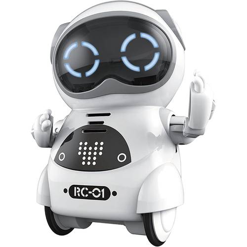 Mini RC Pocket Robot for Kids with Interactive Dialogue Conversation, Voice Recognition, Chat Record, Singing& Dancing