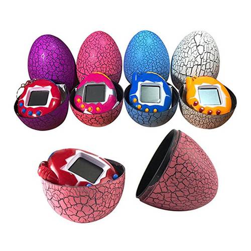 Multi-colors Dinosaur Egg Virtual Cyber Digital Pet Game Toys For Children Tamagotchis Digital Electronic E-Pet Christmas Gift