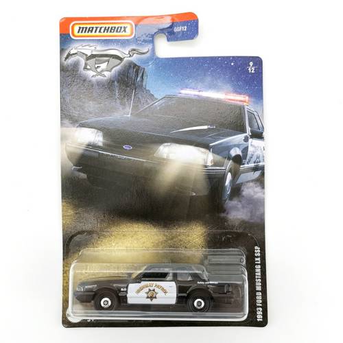2020 Matchbox 1/64 Car 1993 FORD MUSTANG LX SSP Police Car Collection Metal Diecast Alloy Model Car Kids Toys Gift