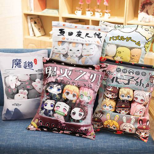 Demon Slayer Blade Kimetsu No Yaiba My Hero Academia Mo Dao Zu Shi Anime Manga Cartoon Pillow Doll Stuffed Plush Toys Gift