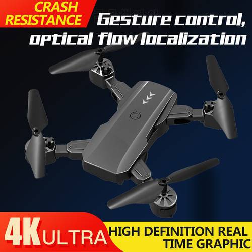 2021 Optical Flow Drone 2.4G WiFi FPV With 4k 720P HD Camera RC Helicopter Flight 15-20 Minut RC Quadcopter For Kids Gifts