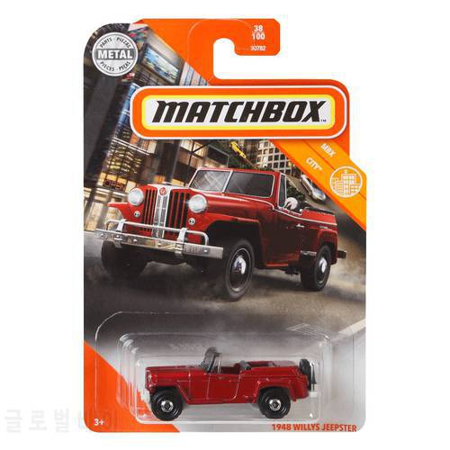 2020 Matchbox Cars 1948 WILLYS JEEPSTER 1/64 Metal Diecast Collection Alloy Model Car Toys