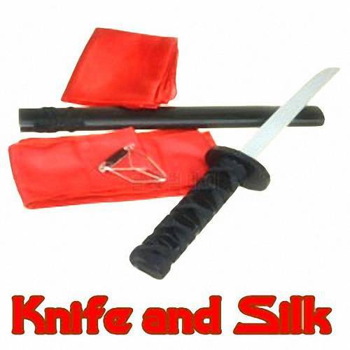 Knife and Silk - Stage Magic Magic Tricks