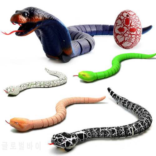 Animal Toy with USB Cable Funny Terrifying Christmas kids Gift Novelty RC Snake Naja Cobra Viper Remote Control Robot
