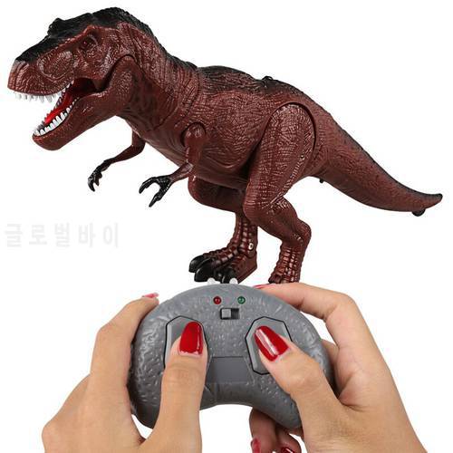 Moving Walking Roaring Dinosaur Remote Control Electronic Light Sound Kids Toy Halloween Gifts