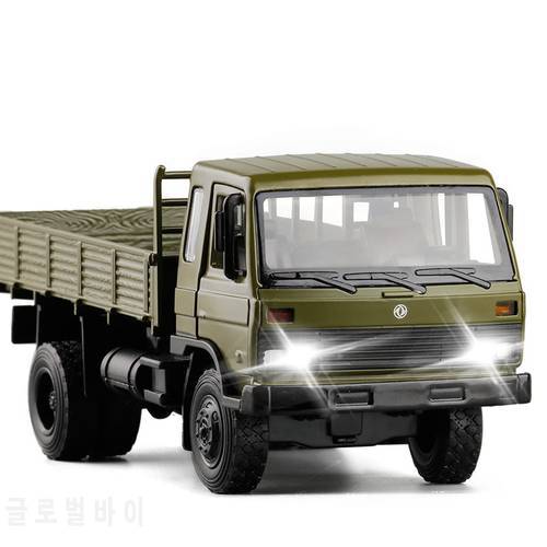 High Simulation 1:32 Alloy Truck Freight Car Model Sound Light Truck Collectible Ornaments Kids Toys Free Shipping