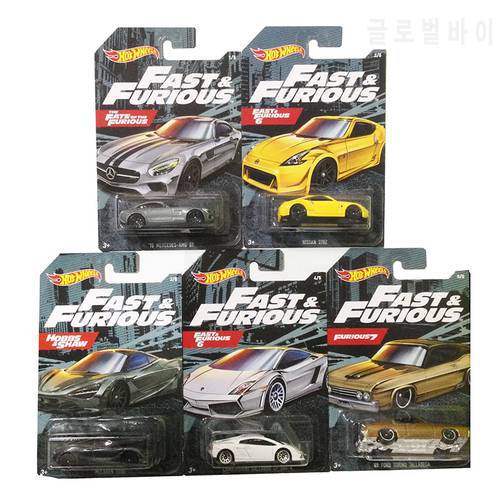 Hot Wheels Cars Fast and Furious MERCEDES AMG NISSAN 370Z McLAREN 720S 1/64 Collector&39s Edition Metal Diecast Car Alloy Car