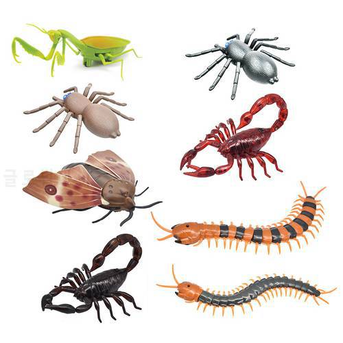 New Infrared RC Remote Control Animal Insect Toy Simulation Scorpion Spider Moth Prank Jokes Trick Toys Kids Funny Novelty Gift