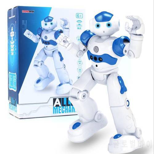Electric RC Robot Smart Sensing Artificial With Music And LED Lights Intelligent Programmable Children Remote Control Toys Gifts